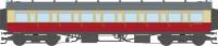 4P-021-601 Dapol GWR Corridor Toplight BR Crimson & Cream All Th